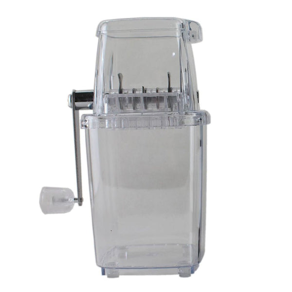 Manual Cranked Operated Ice Crusher Shaver Portable Breaker