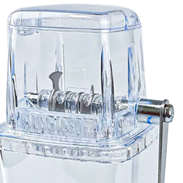 Manual Cranked Operated Ice Crusher Shaver Breaker Large Capacity Countertop Ice Makers