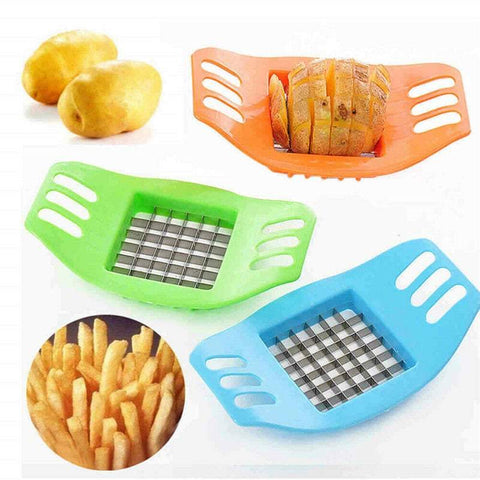 Choppers Slicers Manual Potato Cutter Chip Fun Kitchen Tools