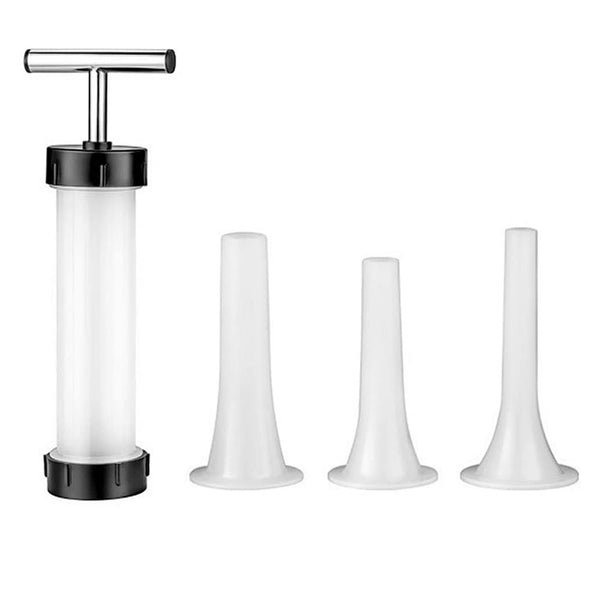 Manual Sausage Maker Stuffer Tool Meat Filling Machine With 3 Stuffing Tubes Sausage Stuffers