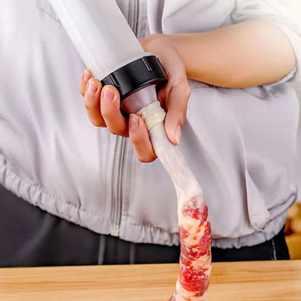 Sausage Stuffers Manual Sausage Maker Stuffer Tool Meat Filling Machine With 3 Stuffing Tubes