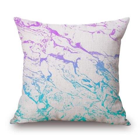 Marble Patterns On Cotton Linen Pillow Cover