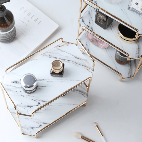 Charm Tiered Rack 2 Or 3 Levels Cosmetic Toiletries Bathroom Storage Shelf Shelves