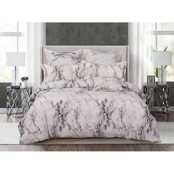 Fabric Fantastic Marble Super King Size Duvet Quilt Cover Set Quilt Covers