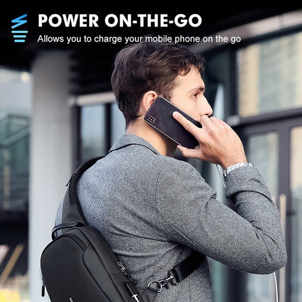 Mark Ryden Multifunction Crossbody Waterproof Usb Charging Sling Shoulder Bag Bags