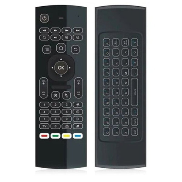 Mx3 L 2.4Ghz Wireless Air Mouse Qwerty Keyboard Black Keyboards & Keypads
