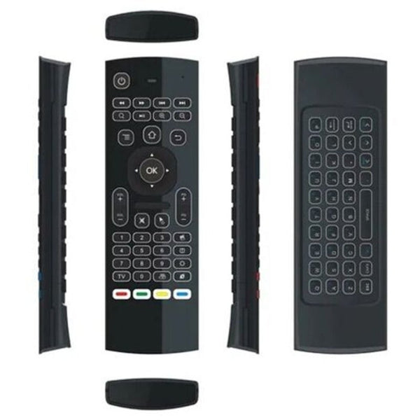 Mx3 L 2.4Ghz Wireless Air Mouse Qwerty Keyboard Black Keyboards & Keypads