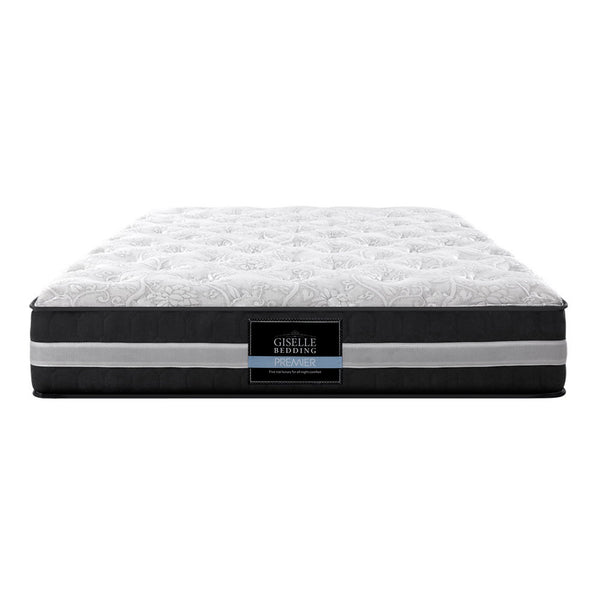 Giselle Double Mattress Bed Size 7 Zone Pocket Spring Medium Firm Foam 30Cm