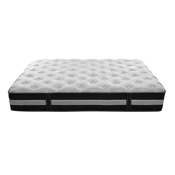 Giselle Queen Mattress Size 7 Zone Pocket Spring Medium Firm Foam 30Cm Mattresses