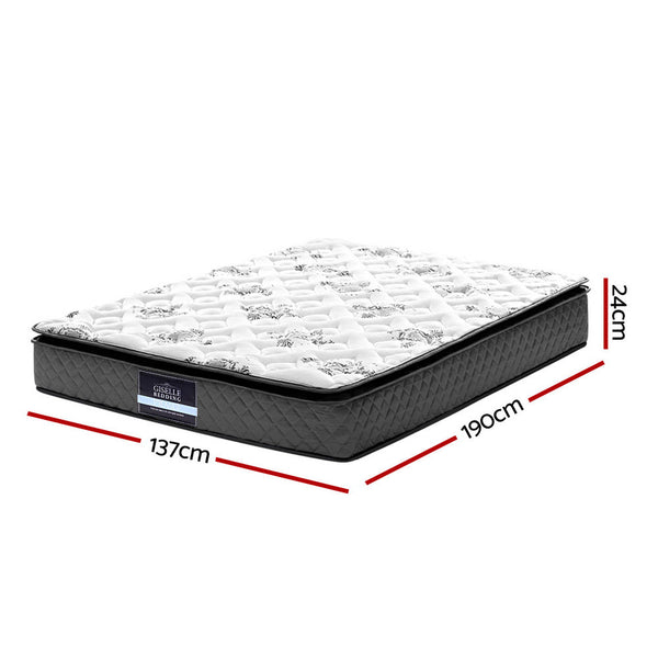 Giselle Rocco Bonnell Spring Mattress 24Cm Thick Double Mattresses