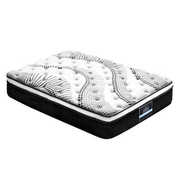 Giselle Como Euro Top Pocket Spring Mattress 32Cm Thick King Single Mattresses