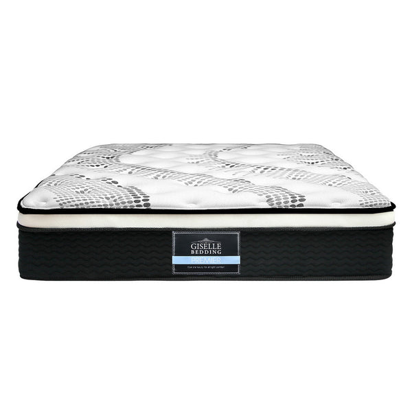 Giselle Como Euro Top Pocket Spring Mattress 32Cm Thick King Single Mattresses