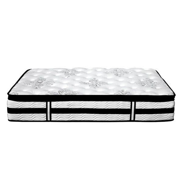 Giselle Algarve Euro Top Pocket Spring Mattress 34Cm Thick King Single Mattresses