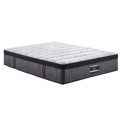 Giselle King Mattress 9 Zone Pocket Spring Latex Foam Medium Firm 34Cm Mattresses