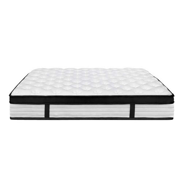 Giselle Devon Euro Top Pocket Spring Mattress 31Cm Thick King Mattresses