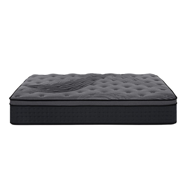 Giselle Alanya Euro Top Pocket Spring Mattress 34Cm Thick Queen Mattresses