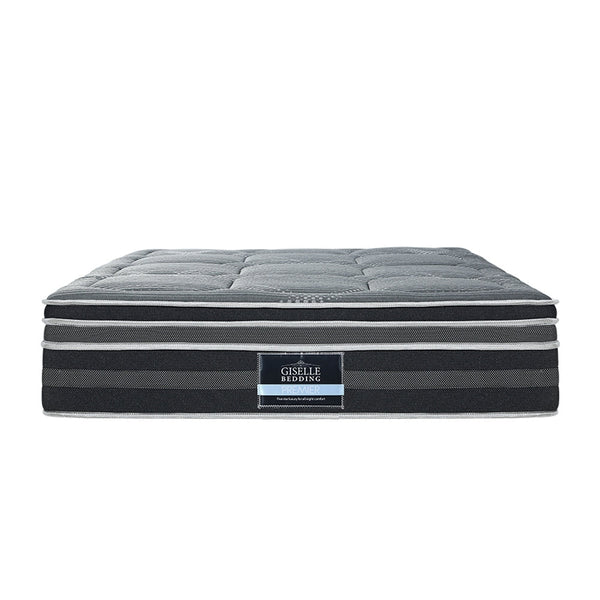 Mattresses Giselle Bedding 35Cm Queen Mattress 7 Zone Dual Euro Top Pocket Spring Medium Firm