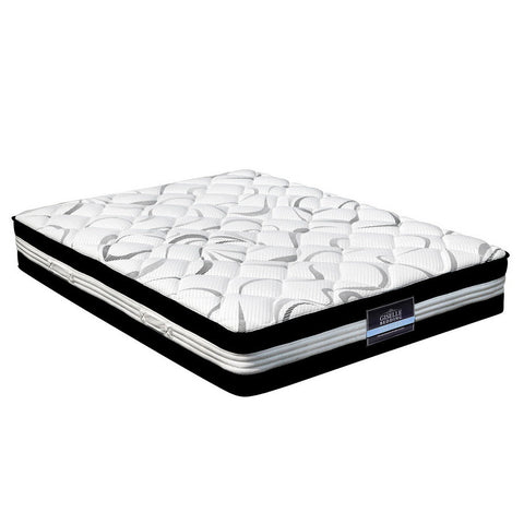 Giselle Mykonos Euro Top Pocket Spring Mattress 30Cm Thick Double Mattresses