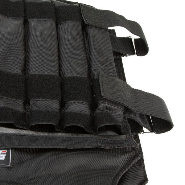 Max Loading 20Kg Adjustable Weighted Vest Jacket Exercise Boxing Training Waistcoat Invisible Weightloading Sand Clothing Black Weighted Vests