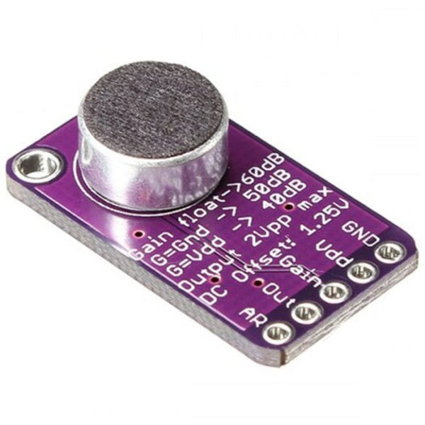 Max9814 Microphone Agc Amplifier Board Module Auto Gain Control Arduino Programmable Attack And Release Ratio Low Other Sensors
