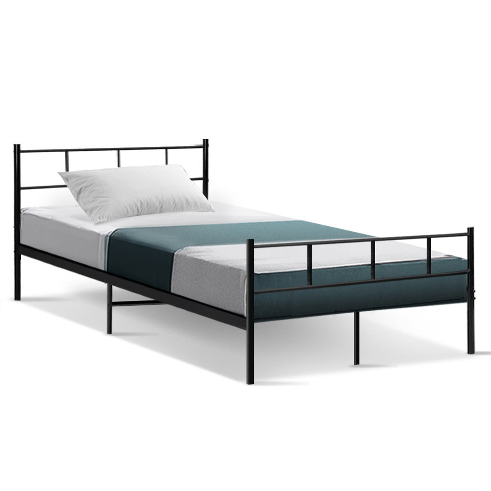 Artiss Metal Bed Frame King Single Size Platform Foundation Mattress Base Sol King Single Bed Frames