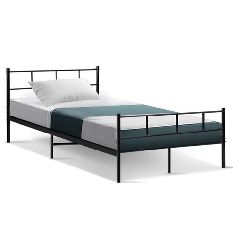 Artiss Metal Bed Frame King Single Size Platform Foundation Mattress Base Sol King Single Bed Frames