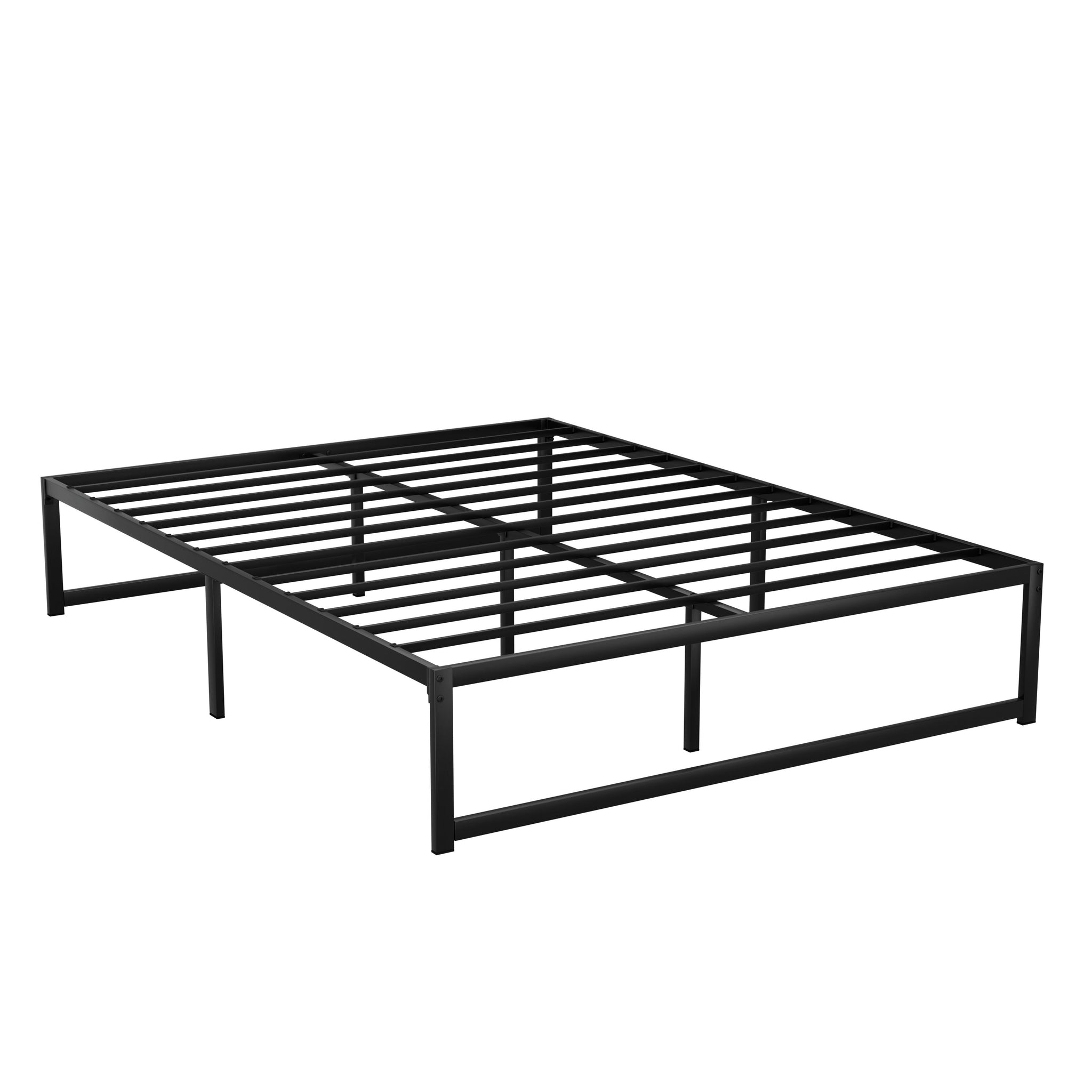 Artiss Bed Frame Metal Platform Queen Size Base Mattress Black Tino Queen Bed Frames