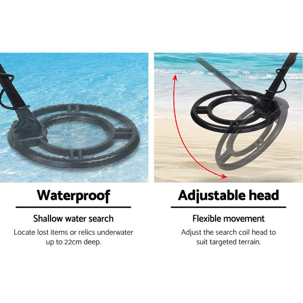 Weisshorn Deep Metal Detector Pinpointer Sensitive Searching Gold Digger Treasure Hunter Metal Detectors