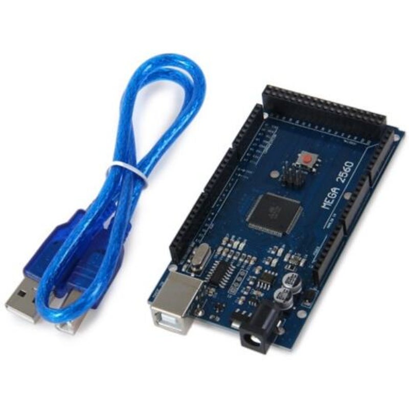 Mega 2560 R3 Upgrade Board Module With Free Usb Cable For Arduino Blue Black Other Electrical Equipment