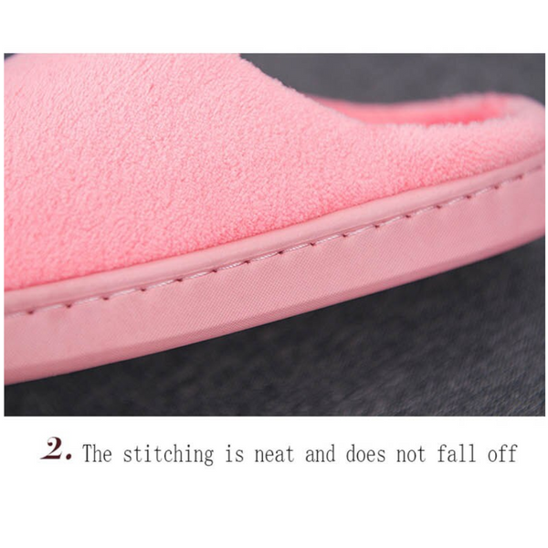 Slippers Memory Foam Slide Non House Shoes Pink