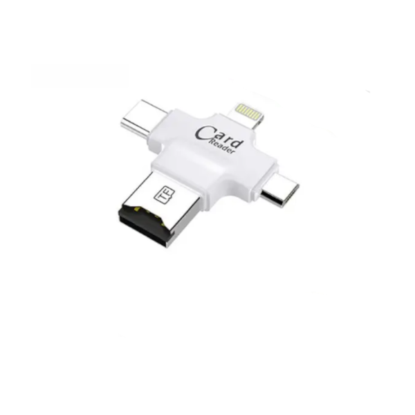Memory Sd Card Reader 4-In-1 Game Camera Viewer Micro Usb Adapter Tf