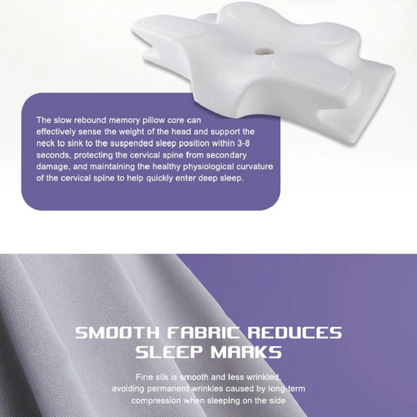 Memory Foam Butterfly Shaped Cervical Neck Pillow For Pain Relief Support Pillows