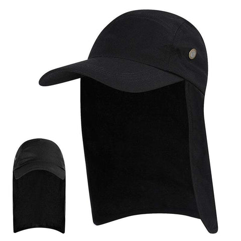 Fishing Tackle Men And Women Sun Protection Cap Army Black