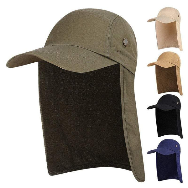 Fishing Tackle Men Women Sun Protection Cap Army Black Hats & Headwear