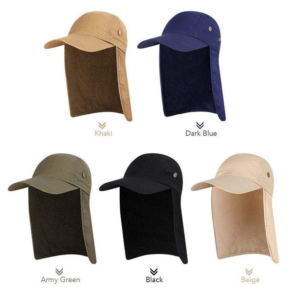Fishing Tackle Men And Women Sun Protection Cap Army Blue Hats & Headwear