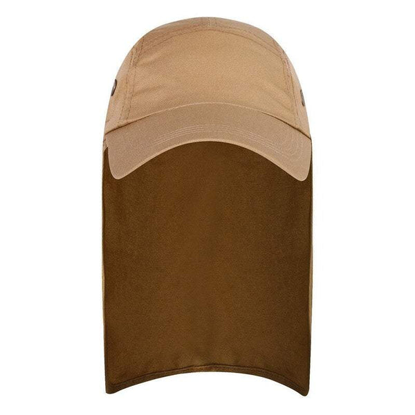 Fishing Tackle Men And Women Sun Protection Cap Neck Flap Visor Hat Khaki Hats & Headwear