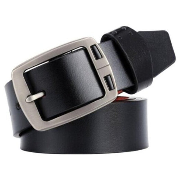 Men Antique Finish Retro Belt Durable Casual Waistband Coffee Belts
