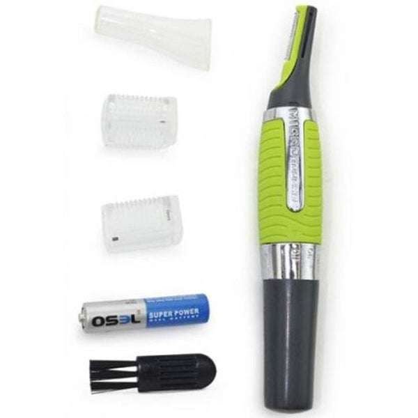 Men Electric Hair Clipper Led Light Nose Comfort Shaving Eyebrows Green Clippers & Trimmers