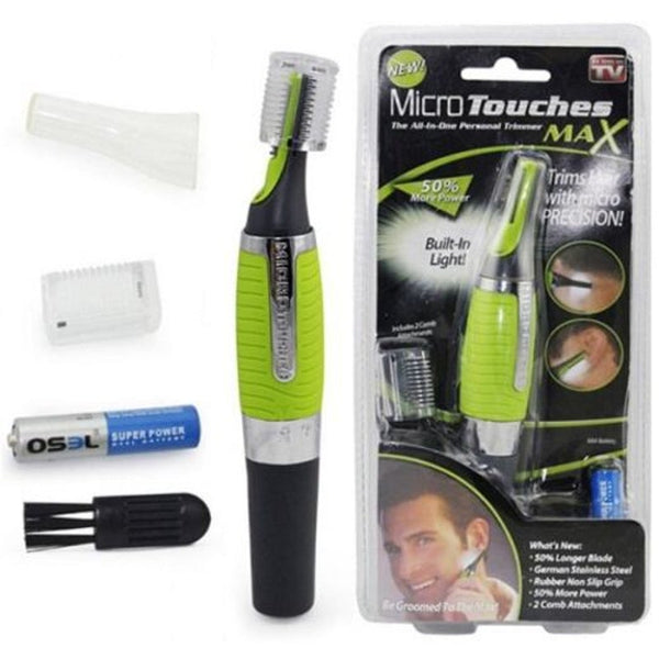 Men Electric Hair Clipper Led Light Nose Comfort Shaving Eyebrows Green Clippers & Trimmers