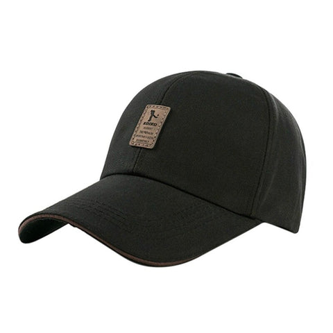 Spring Summer Unisex Baseball Hat Cap Snapback Adjustable Black