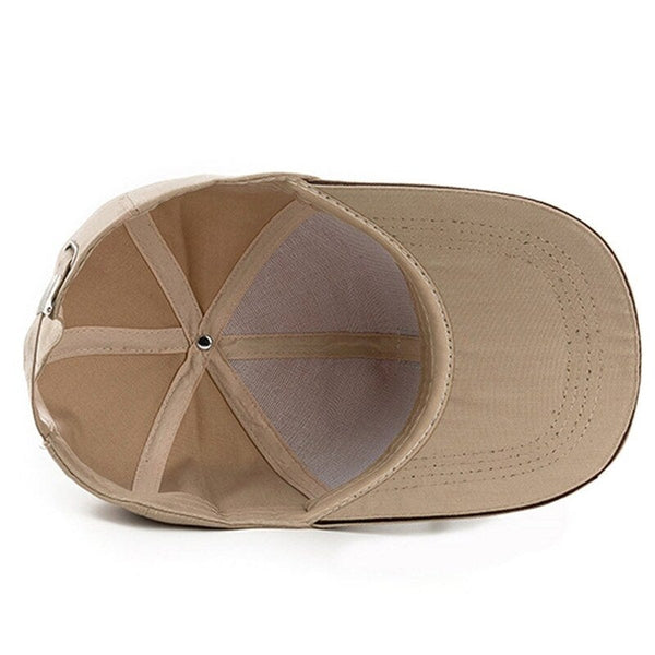 Men Fashion Baseball Hat Camel Hats & Headwear