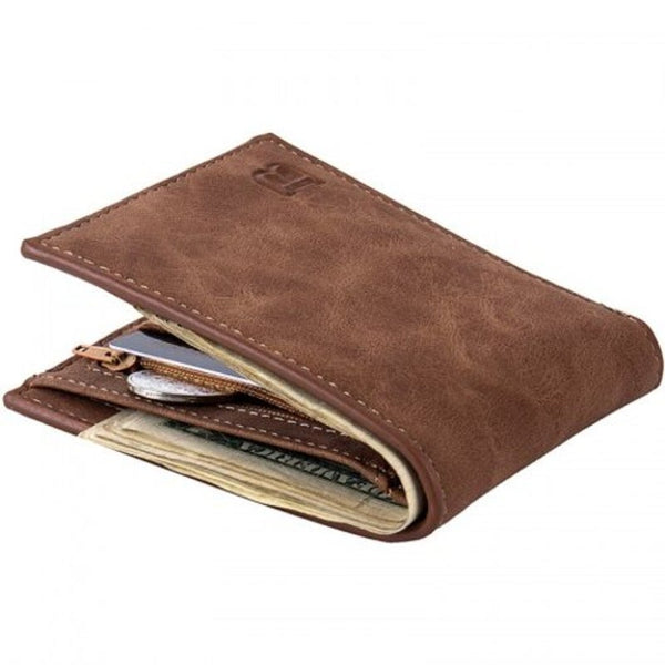 Wallets Men Fashion Simple Wallet Rust