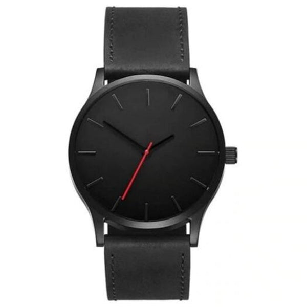 Veile Studios Men Fashion Sports Large Dial Quartz Leather Wrist Watch Multi Watches