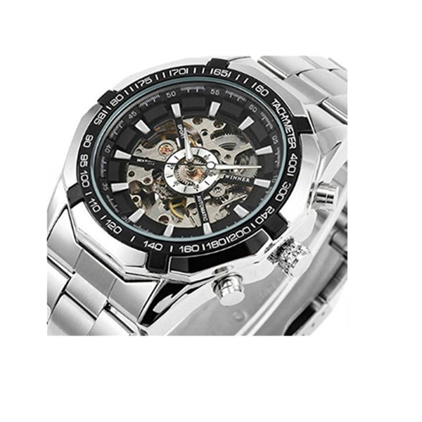 Veile Studios Men Full Automatic Mechanical Skeleton Watch Watches