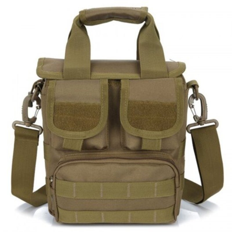 Men Handbag Korean Style Shoulder Crossbody Bag Outdoor Casual Camouflage Khaki Bags