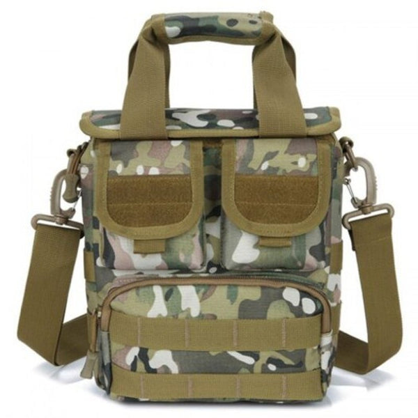 Men Handbag Korean Style Shoulder Crossbody Bag Outdoor Casual Camouflage Khaki