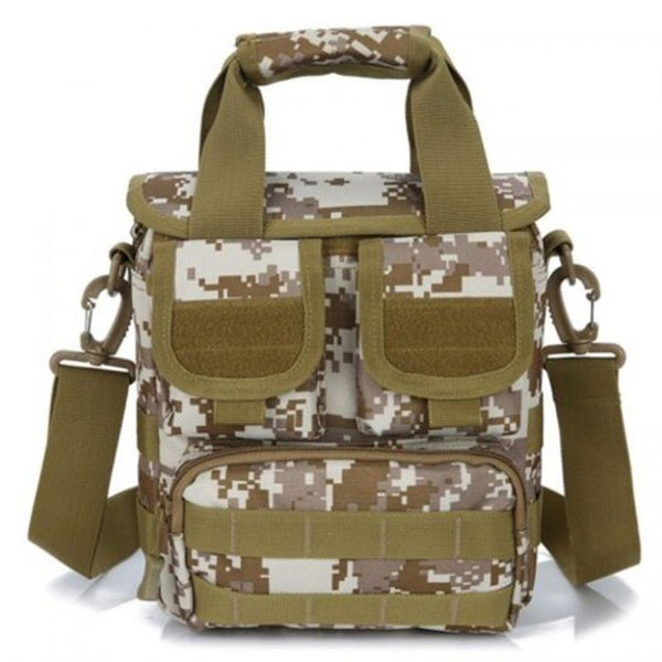 Men Handbag Korean Style Shoulder Crossbody Bag Outdoor Casual Camouflage Khaki Bags