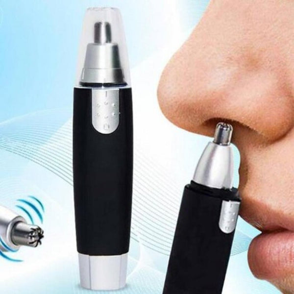 Men Washable Multifunctional Electric Nose Hair Trimmer Black Clippers & Trimmers