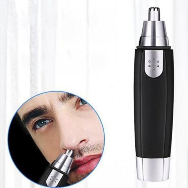 Men Washable Multifunctional Electric Nose Hair Trimmer Black Clippers & Trimmers