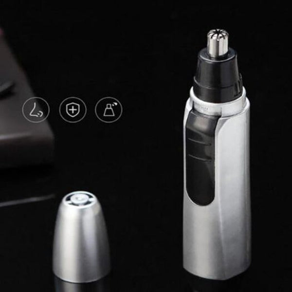 Men Washable Multifunctional Electric Nose Hair Trimmer Black Clippers & Trimmers